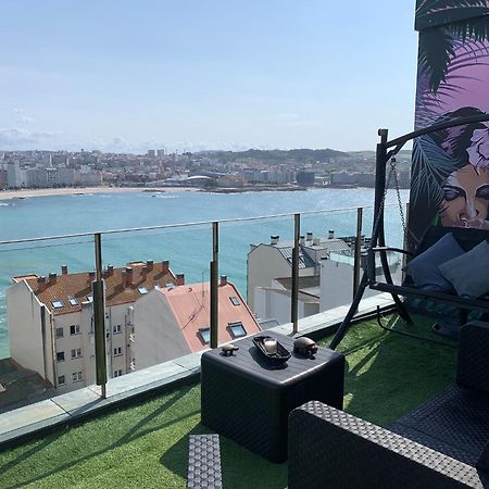 Apartamento Vistas Coruna 3 Habitaciones Corunha Exterior foto