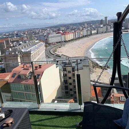 Apartamento Vistas Coruna 3 Habitaciones Corunha Exterior foto